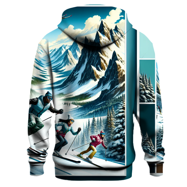 Skiing Mountain Majesty Hoodie