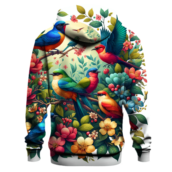 Whimsical Birds Hoodie