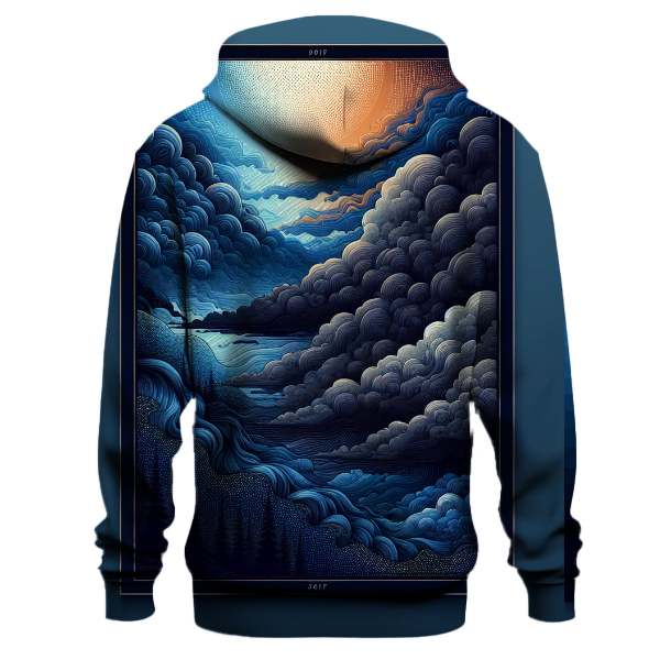 Sapphire Storm Gradient Hoodie