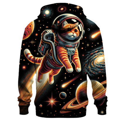 Galactic Cat Adventure Hoodie