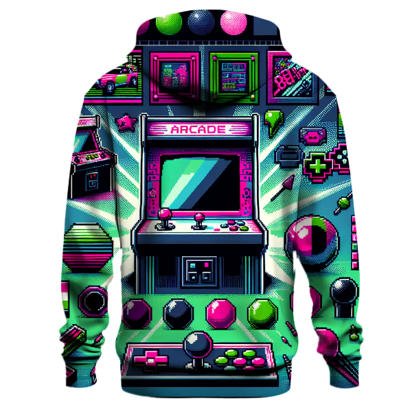 Vintage Arcade Dreams Hoodie