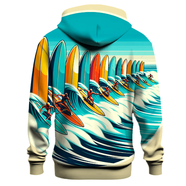 Vibrant Surf Scene Hoodie