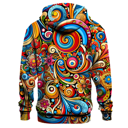 Vibrant Festival Colors Hoodie