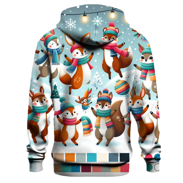 Winter Wonderland Animal Friends Hoodie