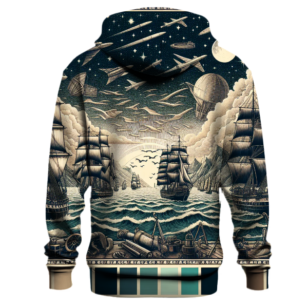 Vintage Maritime Adventure Hoodie