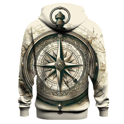 Timeless Vintage Compass Hoodie