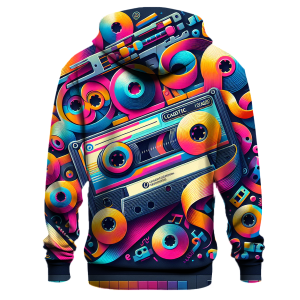 Vibrant Cassette Mix Hoodie