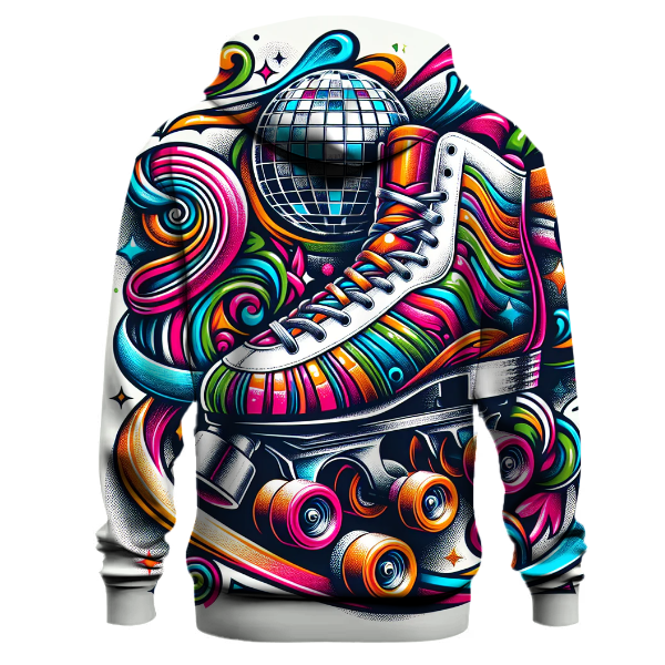 Vibrant Roller Skating Dreams Hoodie