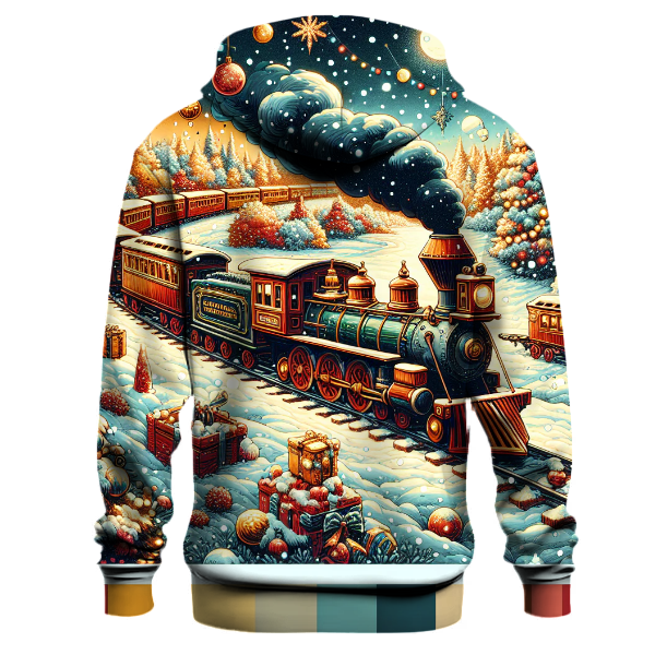 Vintage Toy Train Adventure Hoodie