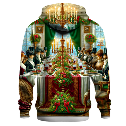 Victorian Christmas Feast Hoodie