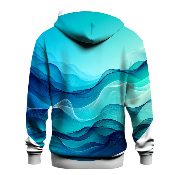 Sapphire Ocean Tide Hoodie