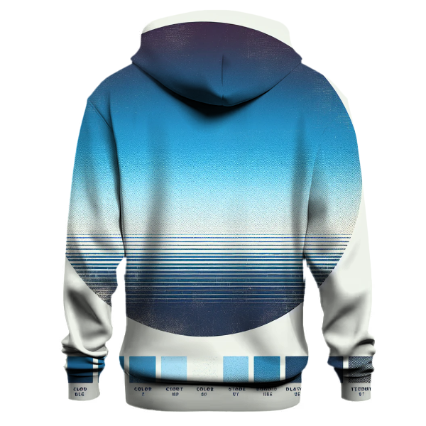 Vintage Denim Wash Gradient Hoodie