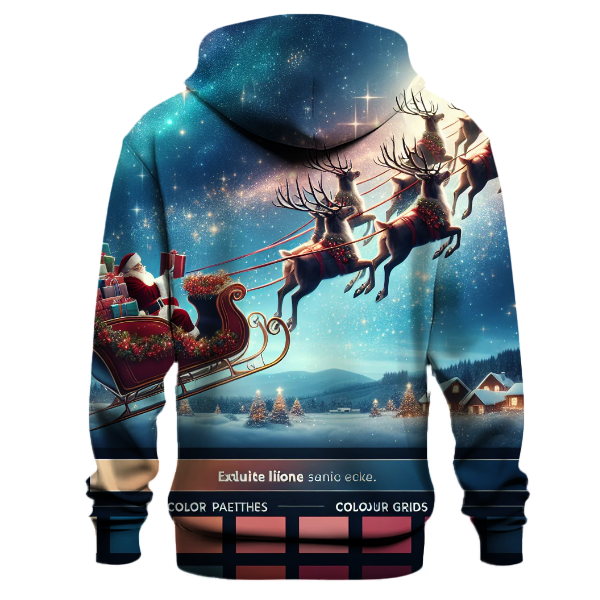 Santa's Sleigh Flight Hoodie