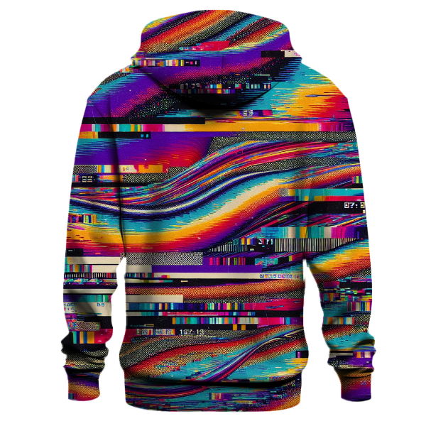 VHS Glitch Retro Hoodie