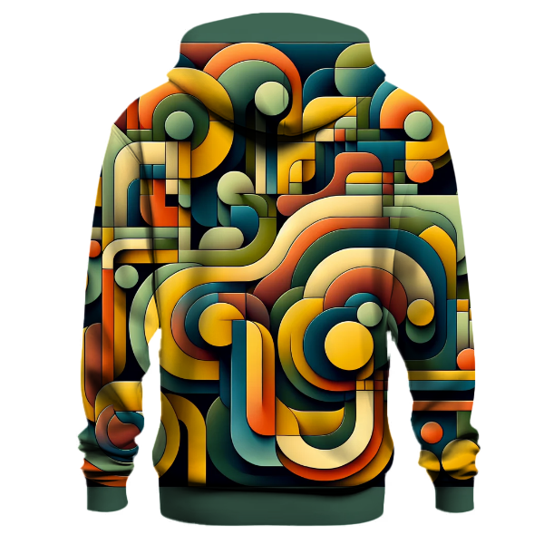 Abstract Geometric Pop Hoodie