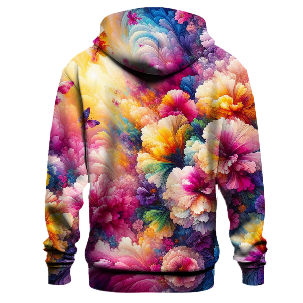 Vivid Blossom Burst Hoodie