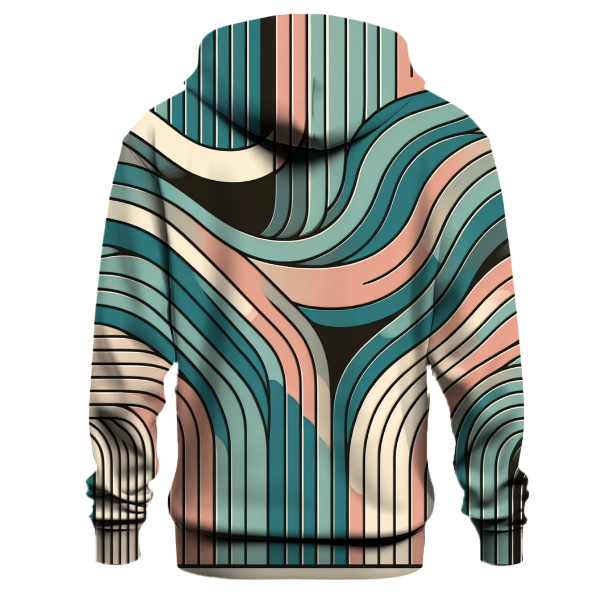 Abstract Stripes Harmony Hoodie