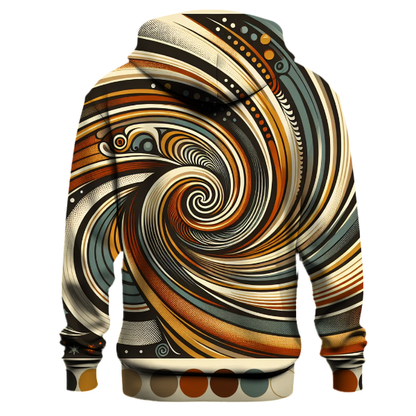 Vintage Groove Vortex Hoodie