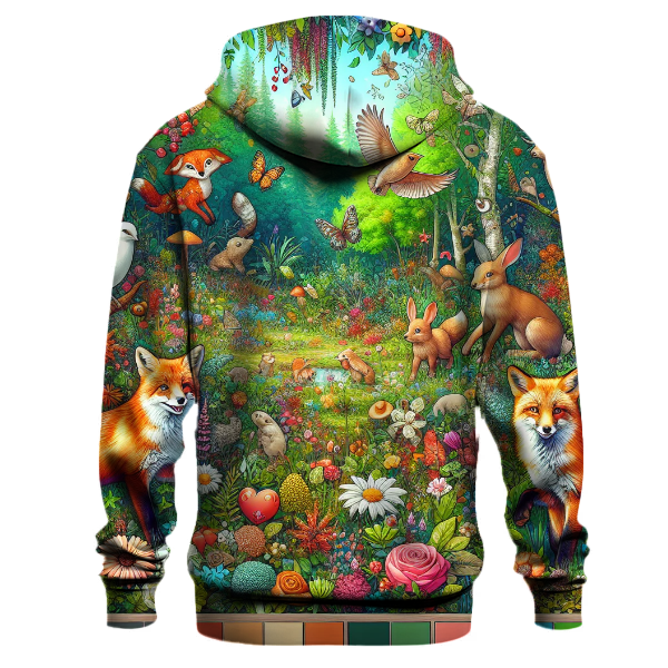 Whimsical Woodland Friends Hoodie