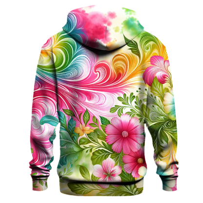 Whimsical Blossom Garden Hoodie