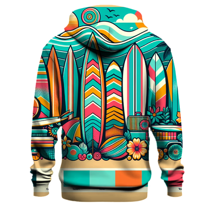 Retro Surf Style Hoodie