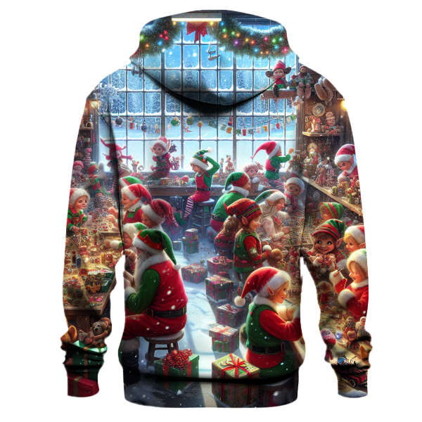 Santa's Workshop Elf Squad Hoodie