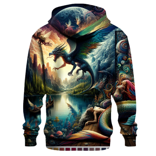 Whimsical Mythical Creatures Hoodie