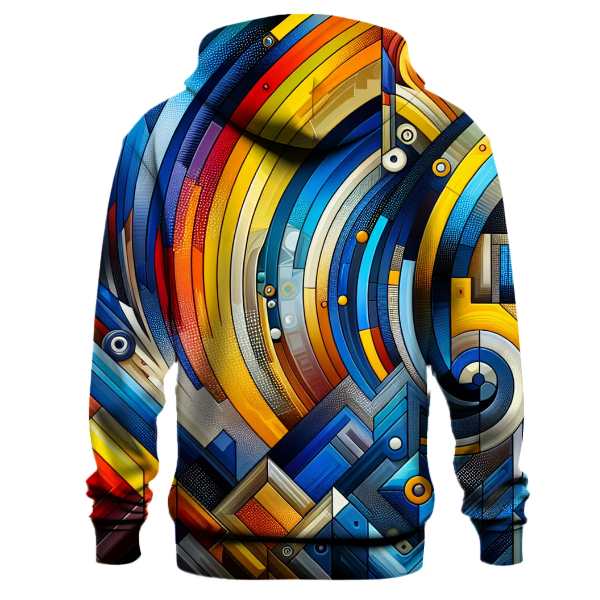 Vibrant Geometric Hoodie