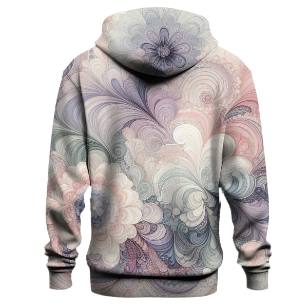 Vintage Floral Tie-Dye Hoodie