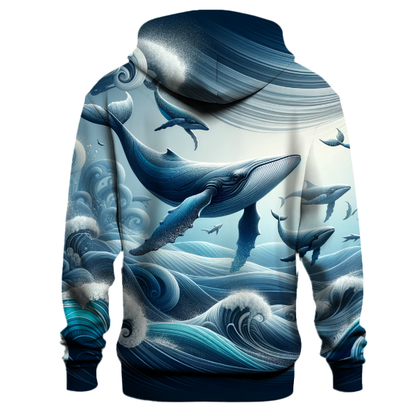 Whale's Ocean Symphony Hoodie