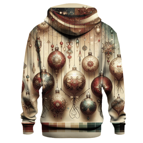 Vintage Holiday Ornament Hoodie