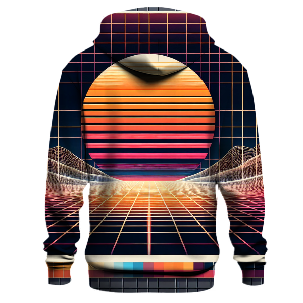 Retro Sunset Reflection Hoodie