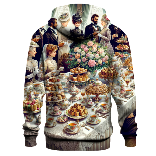 Victorian Christmas Tea Party Hoodie