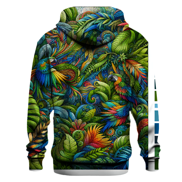 Rainforest Harmony Tie-Dye Hoodie