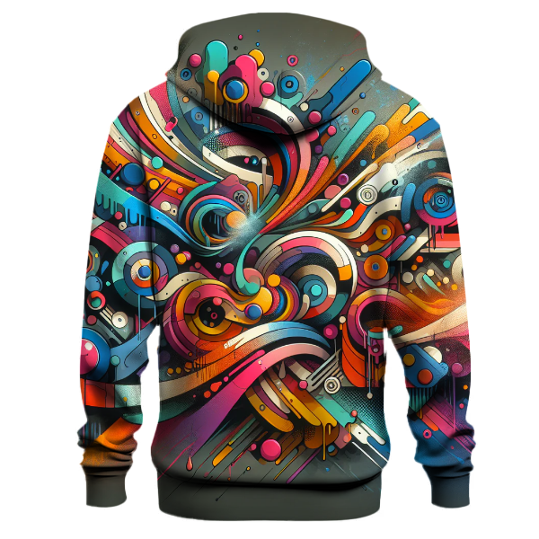 Vivid Graffiti Patterns Hoodie