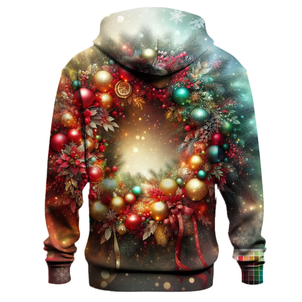 Whimsical Wreath Wonderland Hoodie