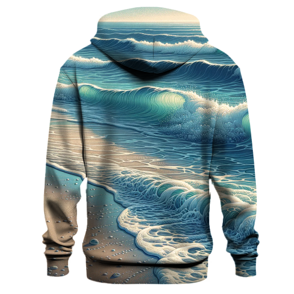 Serene Ocean Waves Hoodie