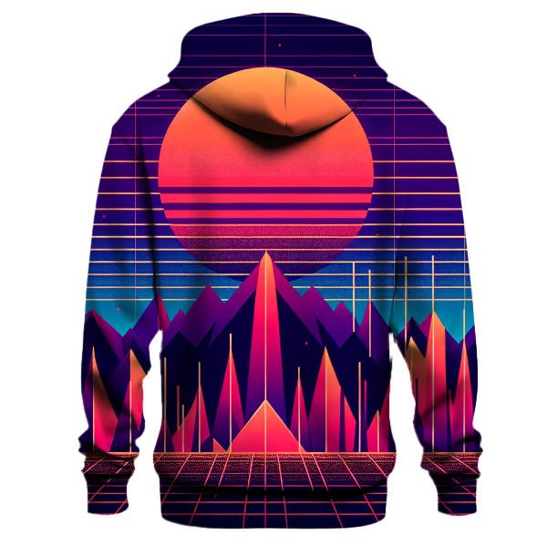 Vibrant Synthwave Sunset Hoodie