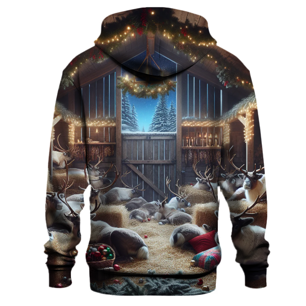 Santa's Reindeer Retreat Hoodie