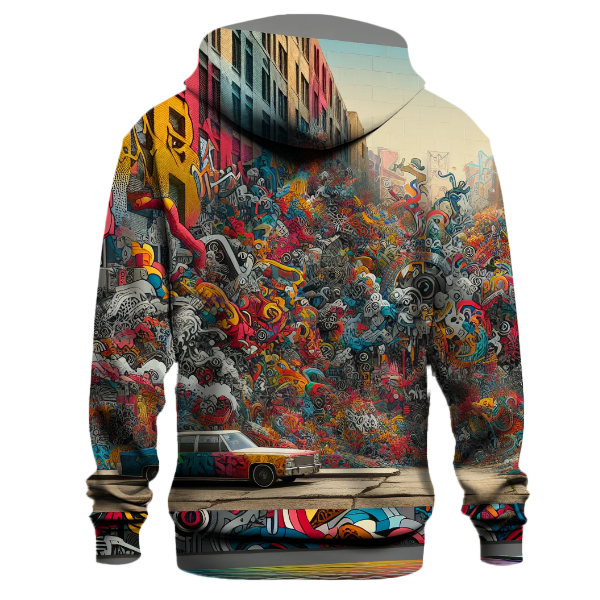 Urban Graffiti Canvas Hoodie