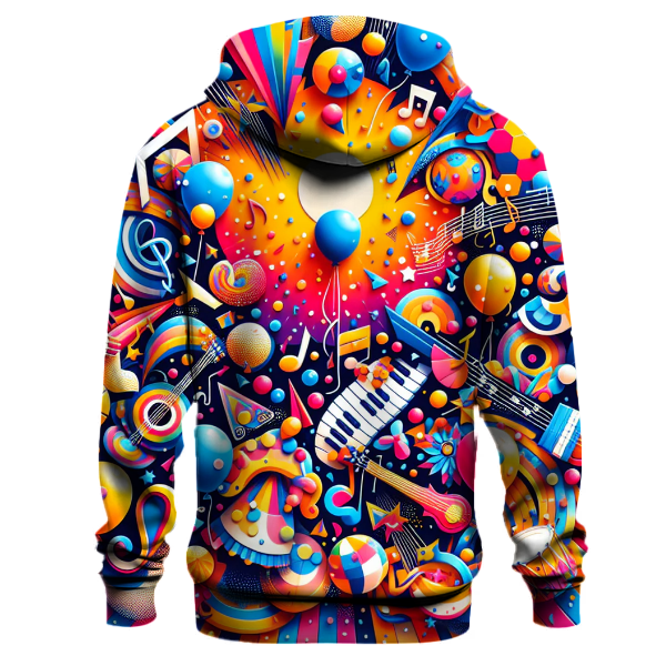 Vibrant Festival Fun Hoodie