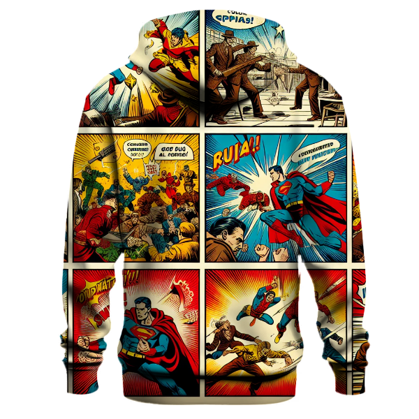 Vintage Comic Adventure Hoodie