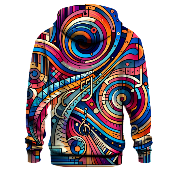 Vibrant Geometric Jazz Hoodie