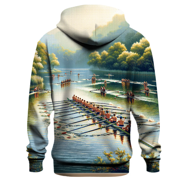 Rowing - The Rhythm of the Water Hoodie