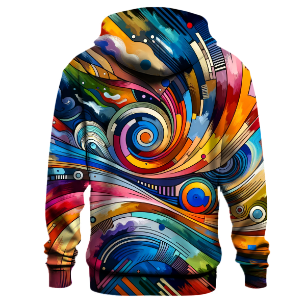 Artistic Brush Strokes Hoodie