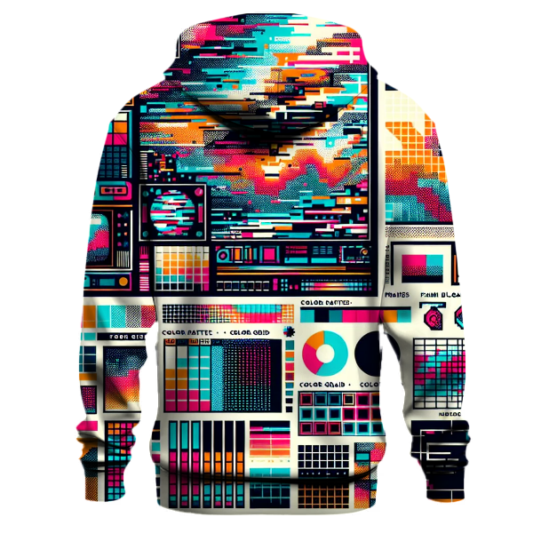 Vintage Tech Glitch Hoodie