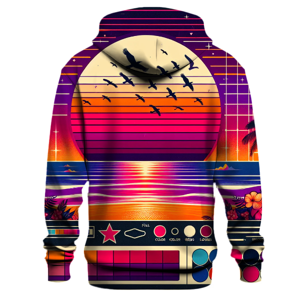 Retro Sunset Wanderlust Hoodie