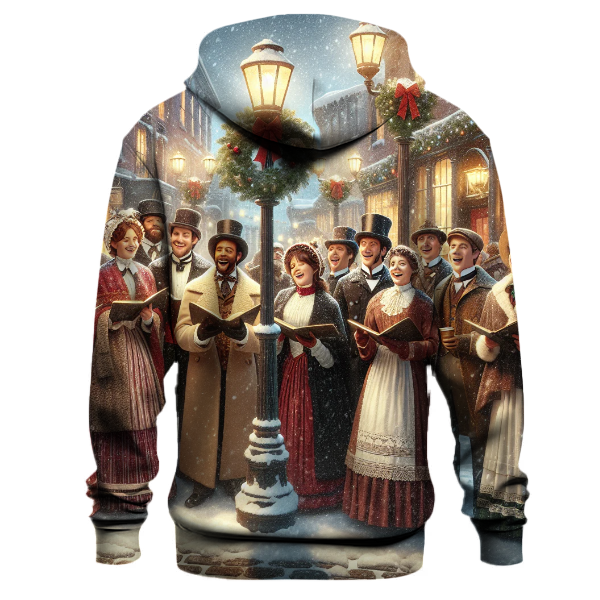 Vintage Christmas Carolers Hoodie