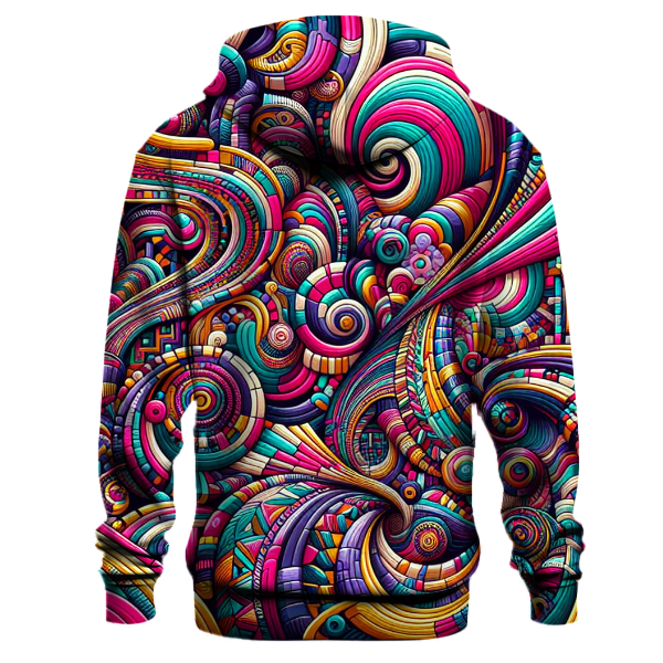 Vibrant Funkadelic Patterns Hoodie