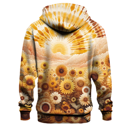 Vintage Sunflower Delight Hoodie